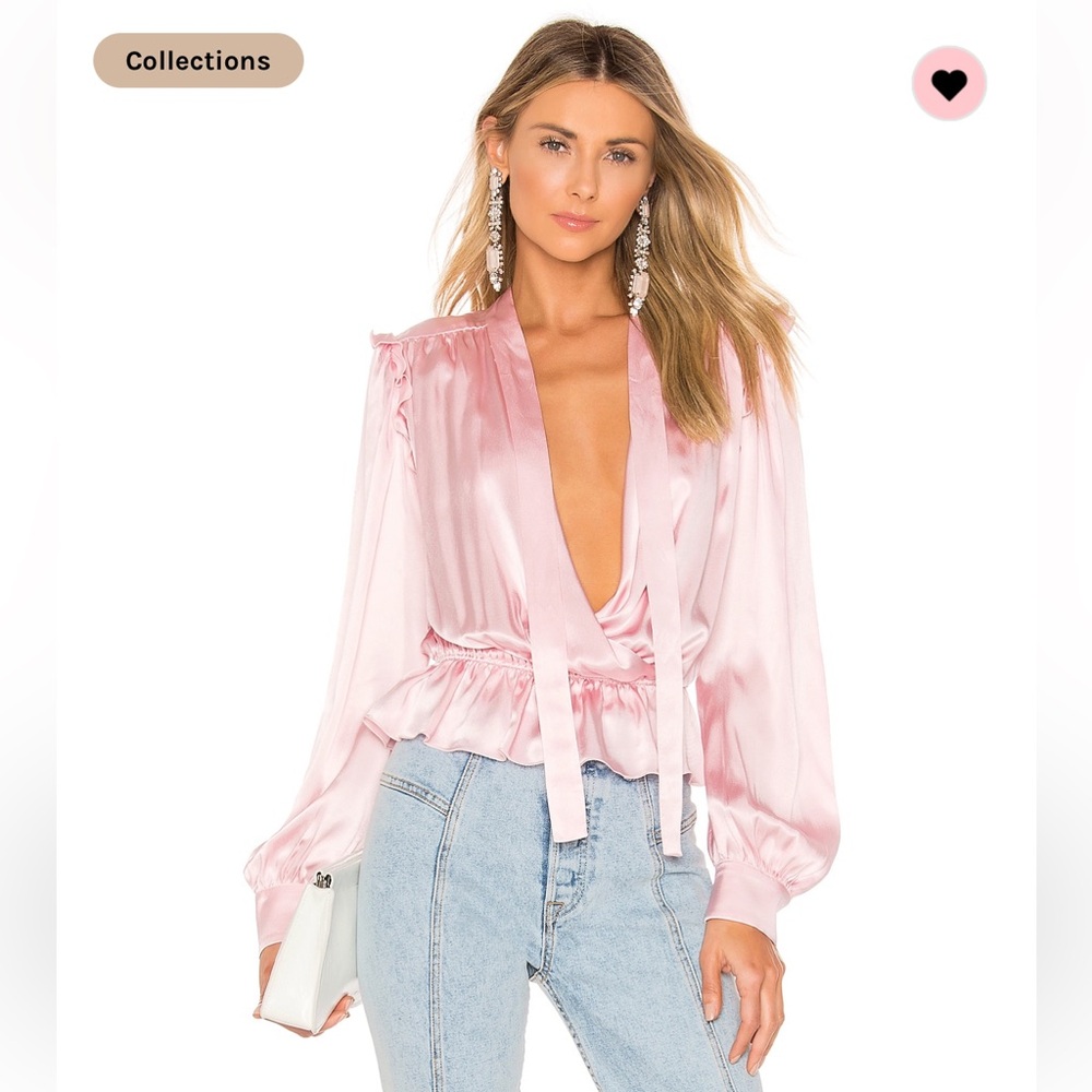 Brognano blouse in rose